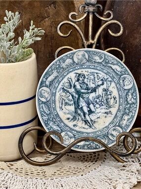 Antique 19th Century Westwood Ivanhoe plate (1)